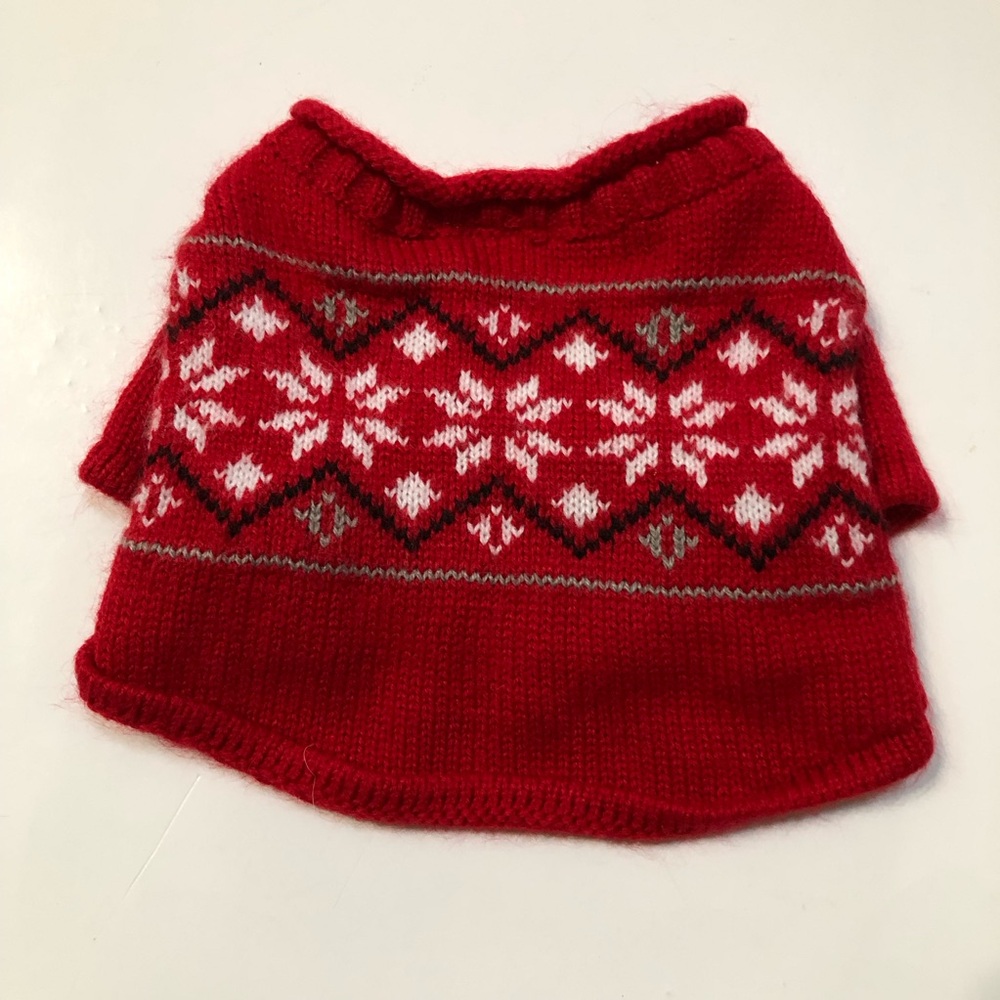 Build-A-Bear Workshop Red Fair Isle Reindeer Sweater